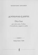 Dies Irae : Per Soli, Coro, 2 Oboe, 2 Trombone, Organo E Archi.