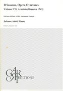 Sassone Opera Overtures, Vol. 8 : Arminio / edited by Alejandro Garri.