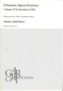 Sassone Opera Overtures, Vol. 10 : Euristeo / edited by Alejandro Garri.