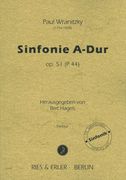 Sinfonie A-Dur, Op. 51 (P 44) / edited Bert Hagels.