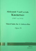 Third Suite, Op. 28 : For Four Violoncellos.