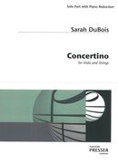 Concertino : For Viola and Strings - Piano reduction.