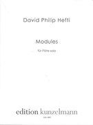 Modules : Für Flöte Solo (2013).