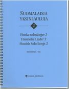 Suomalaisia Yksinlauluja = Finnish Solo Songs, Book 2 : Mezzosoprano/Baritone.
