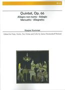 Quintet, Op. 66 : For Flute, Violin, Two Violas and Cello / edited by Jan Boland.