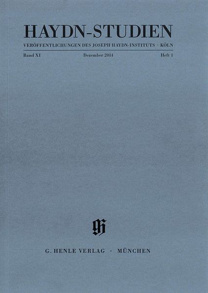 Haydn-Studien, Dezember 2014.