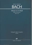 Messe In H-Moll, BWV 232 / edited by Ulrich Leisinger.