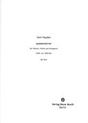 System/Error : Für Flöte(N), Violine und Schlagwerk (2003, Rev. 2004/06).