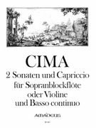 Two Sonatas and Capriccio : For Soprano Recorder Or Violin and Basso Continuo.