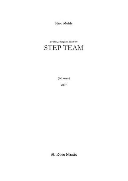 Step Team : For 9 Players (2007).