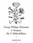 Six Sonatas - Volume I: Sonatas 1-3 : Two Treble Recorder Without Bass.