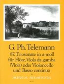 87. Sonata A Tre In A Minor · TWV 42:A7 : Flute, Viola Da Gamba Or Viola and BC.
