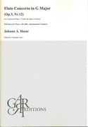 Flute Concerto In G Major (Op. 3 No. 12) : For Flute, 2 Violins and Continuo / Ed. Alejandro Garri.