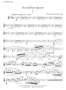 Second Piano Quartet : For Clarinet In B Flat, Violin, Cello and Piano.