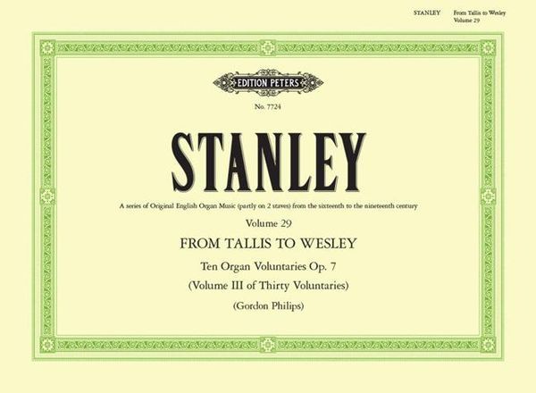10 Voluntaries, Op. 7 : For Organ.