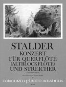 Concerto In B Flat Major : For Flute Or Treble Recorder and String Orchestra. (Ed. Caspar Diethelm).