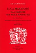Complete Five Voice Madrigals : For Mixed Voices - Vol. 6 : Ed. by John Steele.