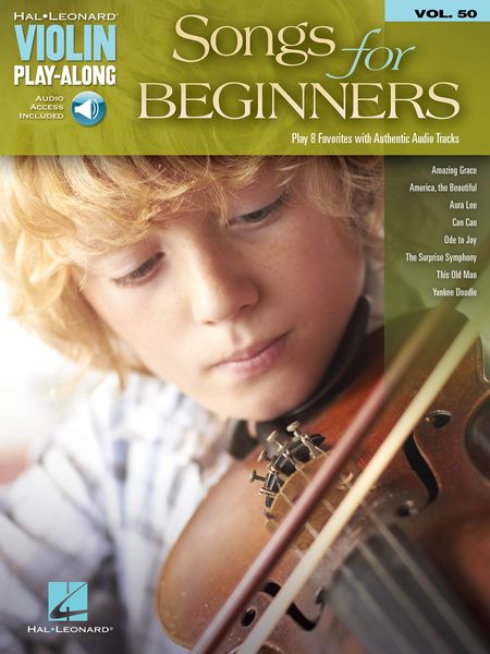Songs For Beginners : Hal Leonard Violin Play-Along.
