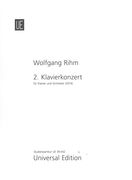 2. Klavierkonzert : Für Klavier und Orchester (2014).