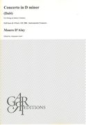 Concerto In D Minor (Dal4) : For Strings and Basso Continuo / edited by Alejandro Garri.