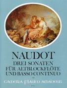 Drei Sonaten, Op. 14 : Für Altblockflöte (Oboe, Violine) und BC.