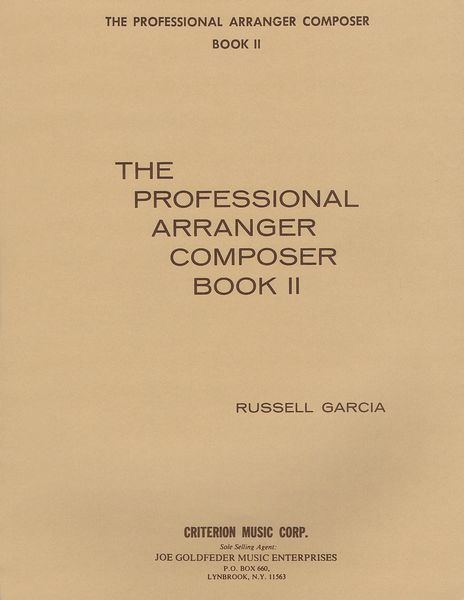 Professional Arranger Composer : Book II.