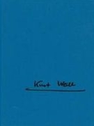 Die Dreigroschenoper (Threepenny Opera) : A Facsimile Of The Holograph Full Score / Ed.by Edward Harsh.