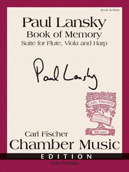 Book Of Memory : Suite For Flute, Viola and Harp.