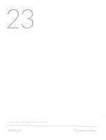 23 : For Flute, Horn, Electric Guitar, Piano and Drums (2005).