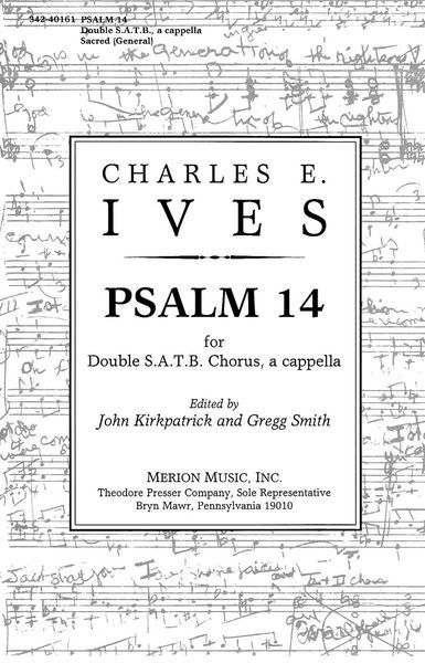 Psalm 14 : For Double SATB Chorus A Cappella / ed. by J. Kirkpatrick & G. Smith.