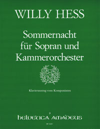 Summernight Op. 73 (Manfred Kyber) : For Sopran and Chamber Orchestra.