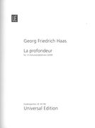 Profondeur : Für 13 Instrumentalistinnen (2009).