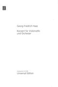 Konzert : Für Violoncello und Orchester (2004).