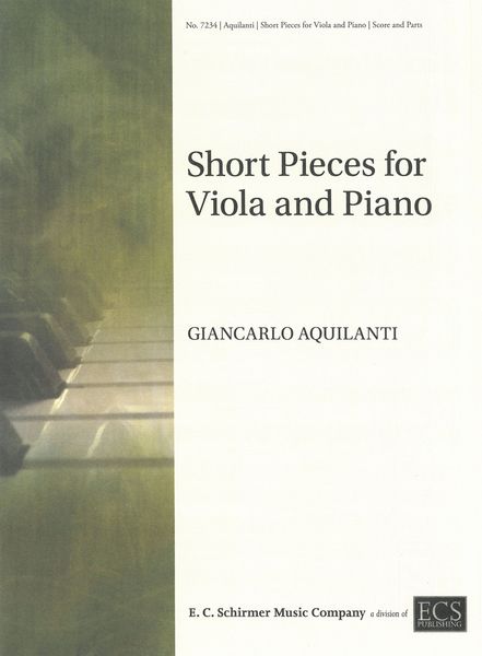 Short Pieces : For Viola and Piano (2004).
