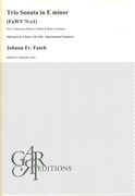 Trio Sonata In E Minor : For 2 Transverse Flutes Or Oboes and Basso Continuo / Ed. Alejandro Garri.