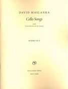 Cello Songs : For Violoncello and Piano (1978).