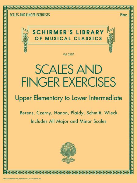Scales and Finger Exercises : Upper Elementary To Lower Intermediate.