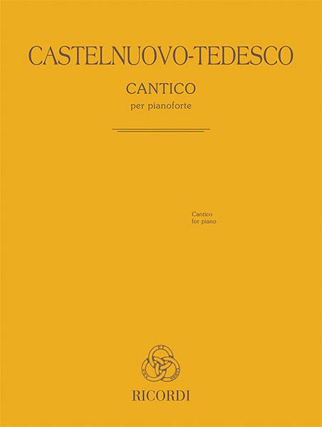 Cantico (Per Una Statuetta Di San Bernardino Di Niccolo Dell'arca) : Per Pianoforte.