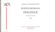 Dialogue : For High Voice and Piano (2008).