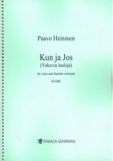 Kun Ja Jos (Vakavia Lauluja), Op. 133 : For Voice and Chamber Orchestra (2012).