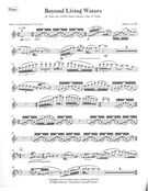 Beyond Living Waters : For Tenor Solo, SATB Chorus (Divisi), Flute and Piano (2014).