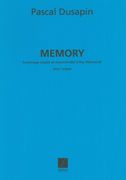 Memory - Hommage Crypté Et Monomodal A Ray Manzarek : Pour Orgue.