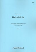 Nej Och Inte : Tre Sanger För Damkvartett Eller-Kör (1979).