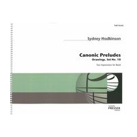 Canonic Preludes - Drawings, Set No. 10 : Two Impressions For Band.