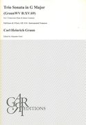 Trio Sonata In G Major, GraunWV B:XV:69 : For 2 Transverse Flutes and Basso Continuo.