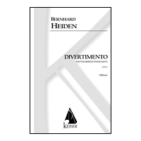 Divertimento : For Tuba and Eight Instruments (1992).