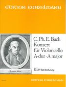Concerto In A Major : For Cello and Keyboard / Ed. by Hans Maria Kneihs.