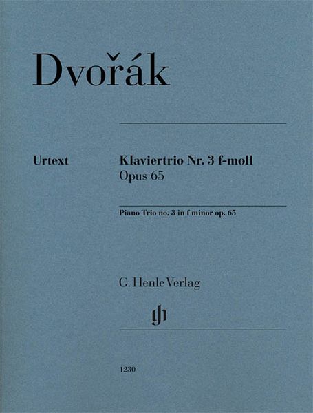 Klaviertrio Nr. 3 F-Moll, Op. 65 / edited by Peter Jost.