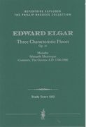 Three Characteristic Pieces, Op. 10 : For Orchestra.