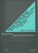Konzert Es-Dur : Für Viola, Streicher und Basso Continuo / edited by Phillip Schmidt.
